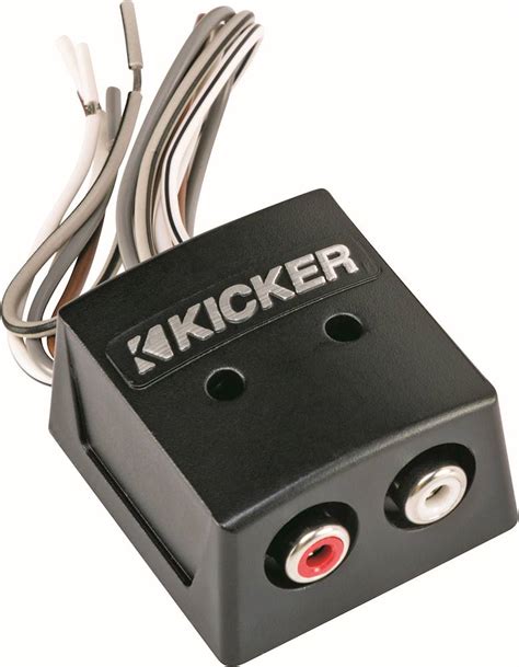 kicker speaker wire to rca